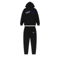 Trapstar Irongate Arch Chenille Hoodie Tracksuit Black Ice Edition — XXS — Front View
