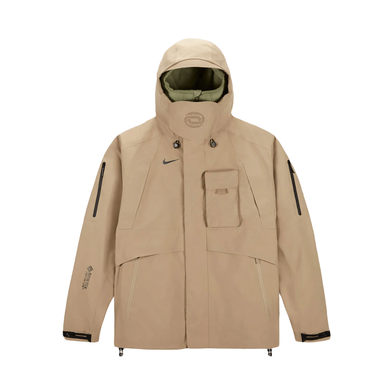 Cactus Jack by Travis Scott x Nike NRG BH Jacket 'Limestone' — XXS — Front View