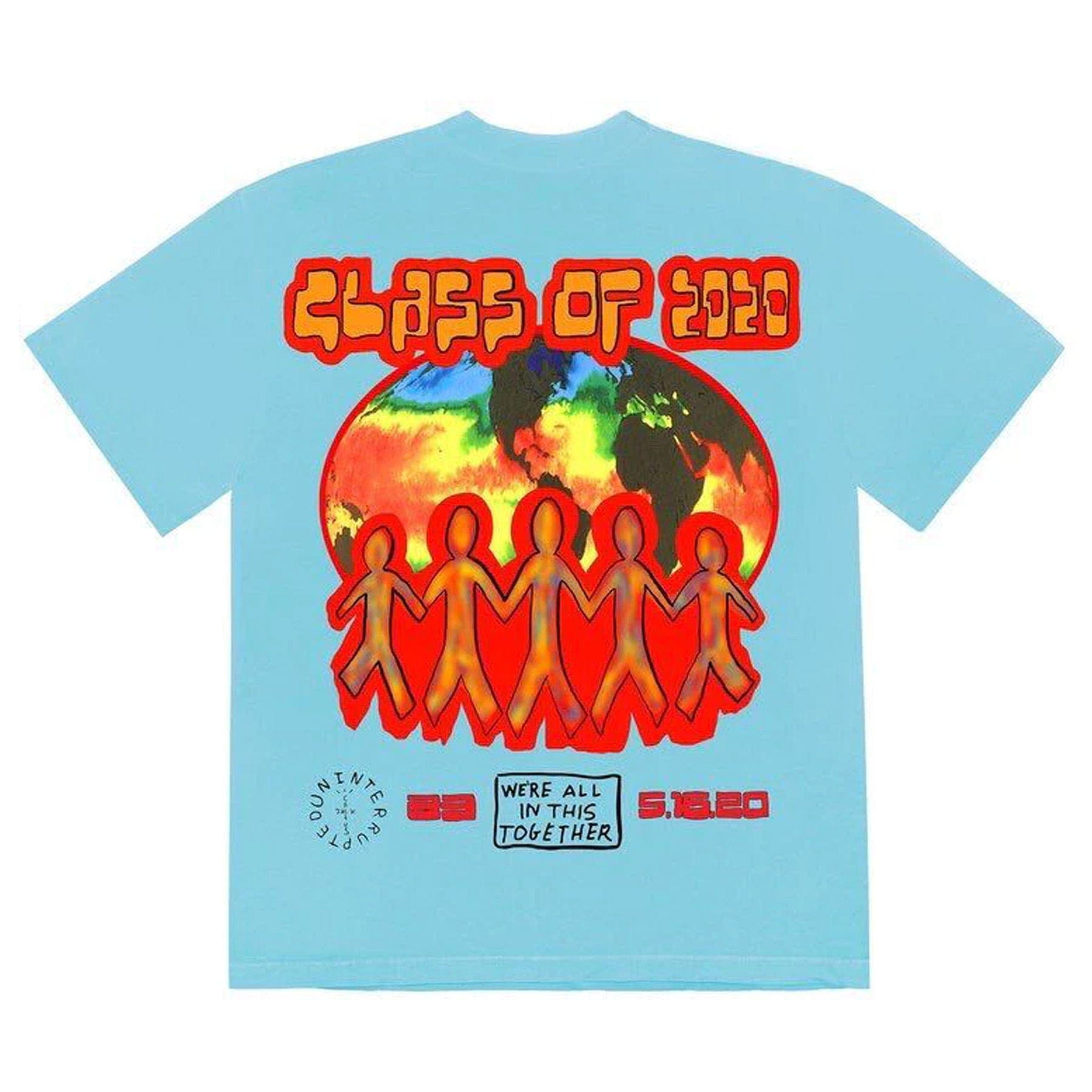 Cactus Jack by Travis Scott Class Of 2020 T-Shirt 'Sky' — XXS — Side View