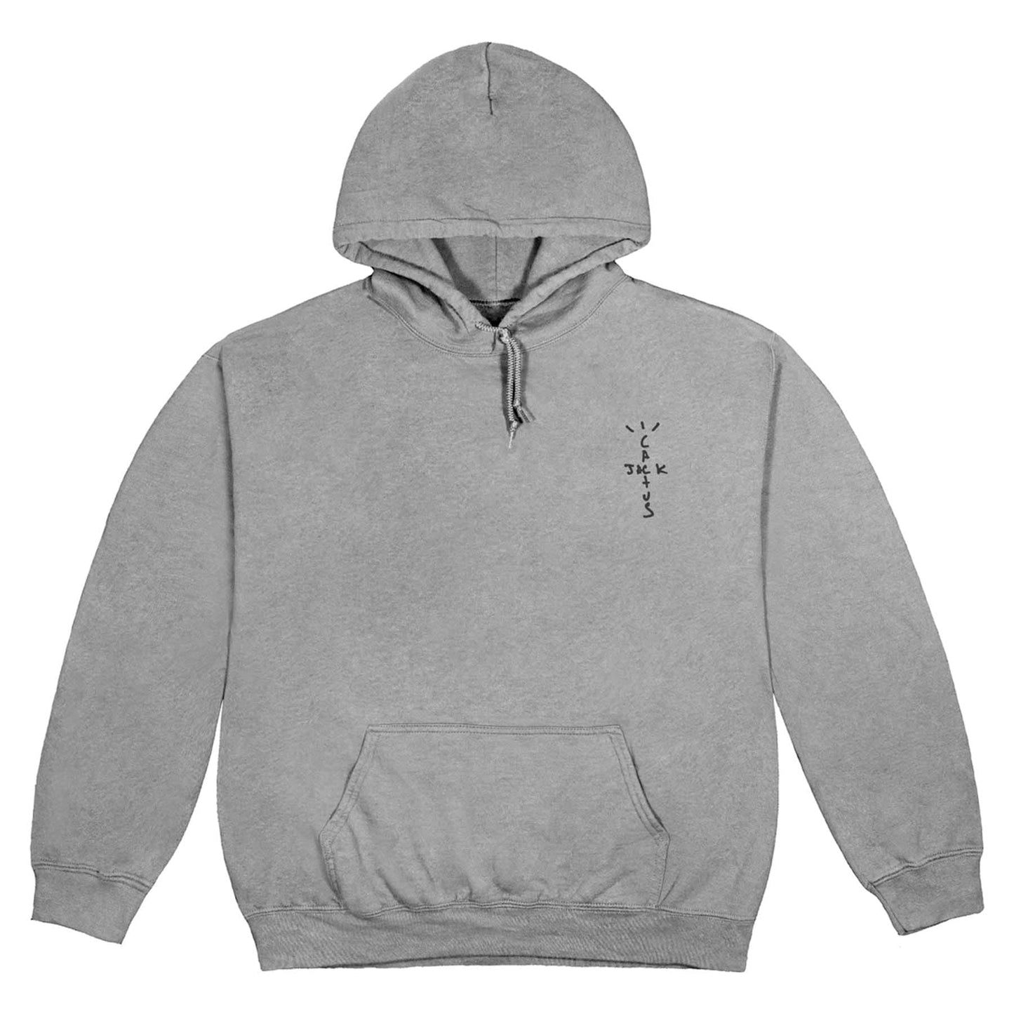 Travis Scott CJ Astro Hoodie Washed Grey — XXS — Front View
