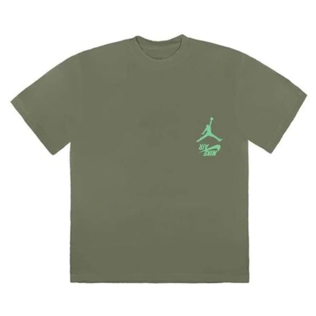 Travis Scott Jordan Cactus Jack Highest T-Shirt Olive — XXS — Front View