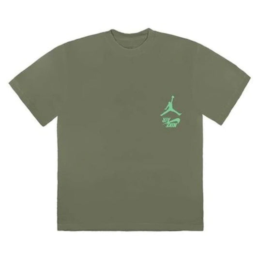 Travis Scott Jordan Cactus Jack Highest T-Shirt Olive — XXS — Front View