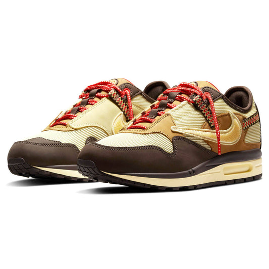 Travis Scott x Nike Air Max 1 'Baroque Brown' — UK 3 | EU 35.5 | US 3.5 — Side View