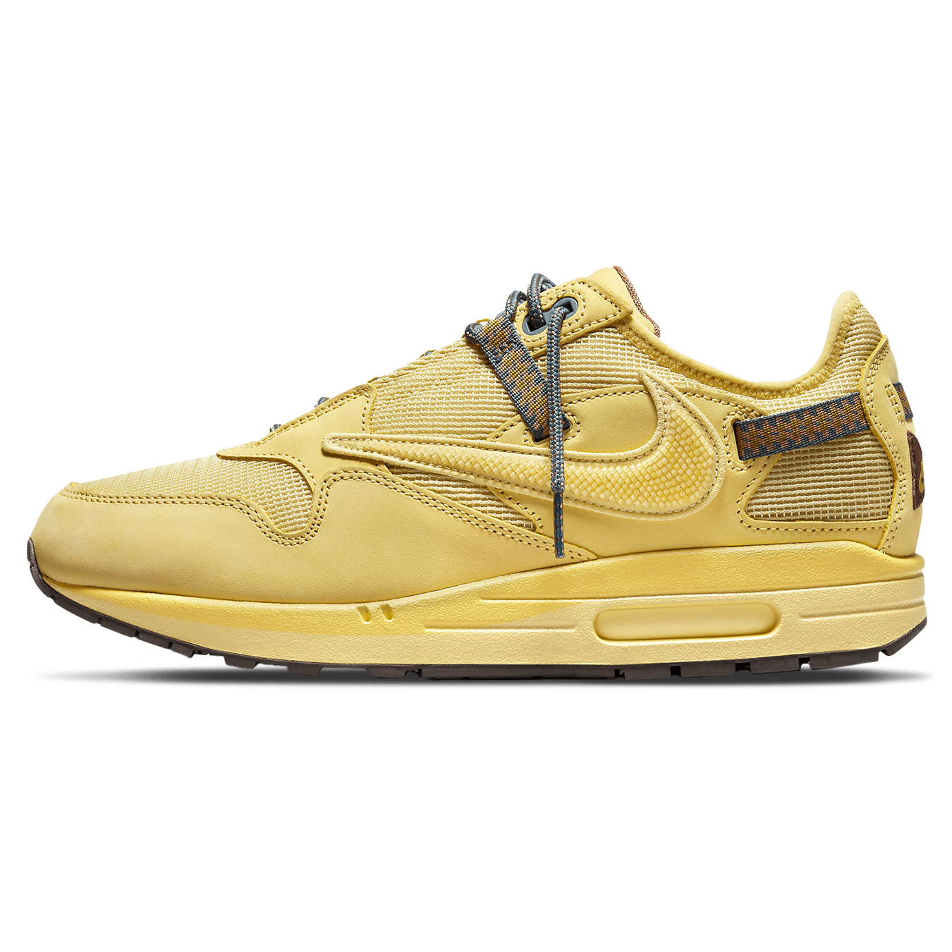Nike Air Max 1 Travis Scott Cactus Jack Saturn Gold — 3.5 UK — Front View