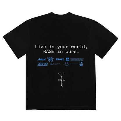 Cactus Jack by Travis Scott The Scotts World Black — XXS — Side View