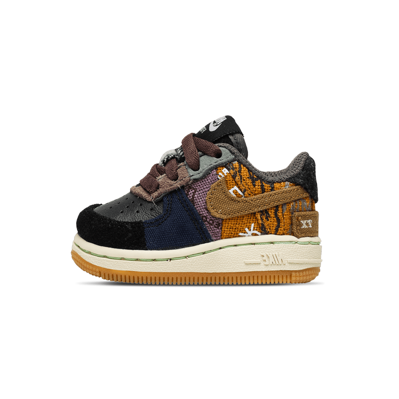 Nike Air Force 1 Low x Travis Scott TD 'Cactus Jack' — UK 0C | EU 15 | US 0C — Front View