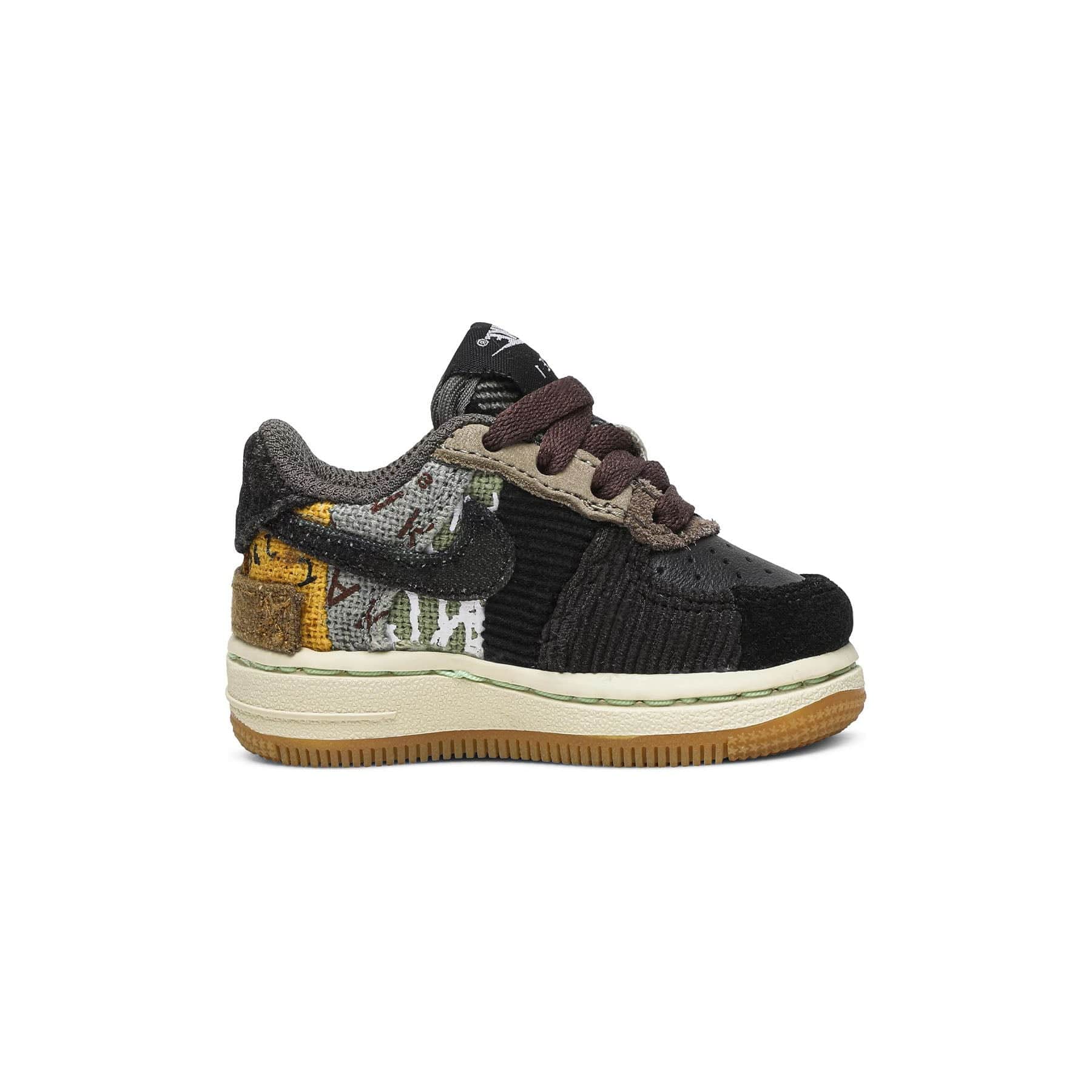Nike Air Force 1 Low x Travis Scott TD 'Cactus Jack' — UK 0C | EU 15 | US 0C — Back View