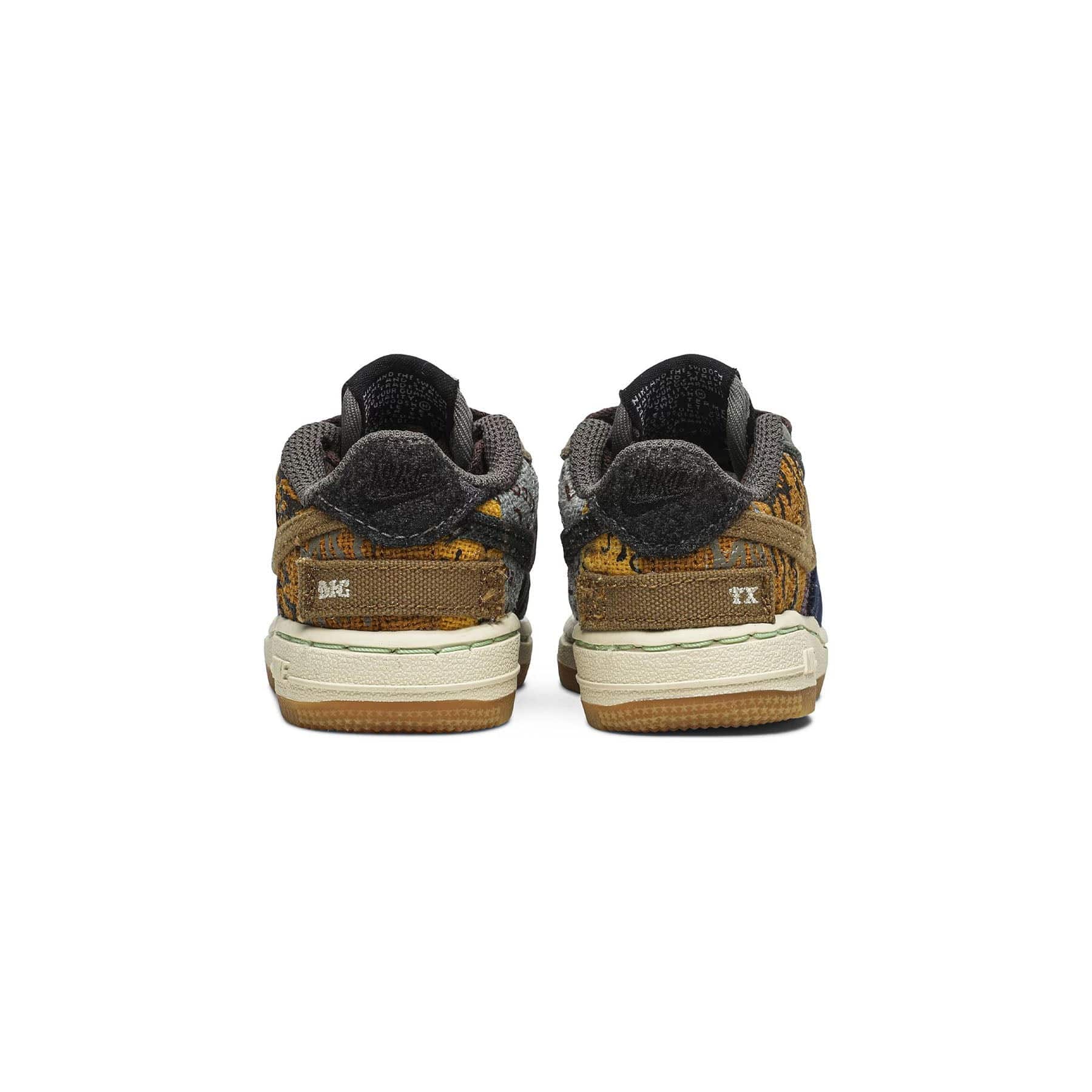 Nike Air Force 1 Low x Travis Scott TD 'Cactus Jack' — UK 0C | EU 15 | US 0C — Top View