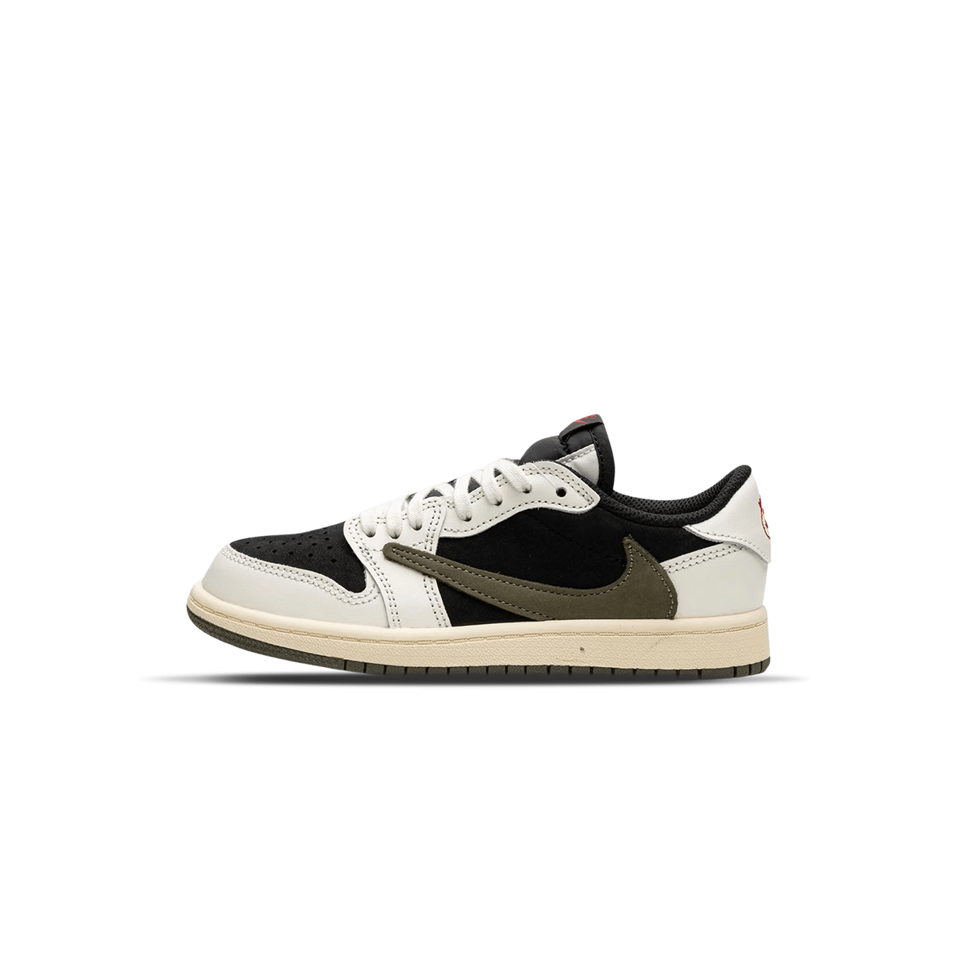 Travis Scott x Air Jordan 1 Low OG PS 'Olive' — UK 10C | EU 27.5 | US 10.5C — Front View