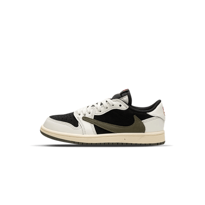 Travis Scott x Air Jordan 1 Low OG PS 'Olive' — UK 10C | EU 27.5 | US 10.5C — Front View