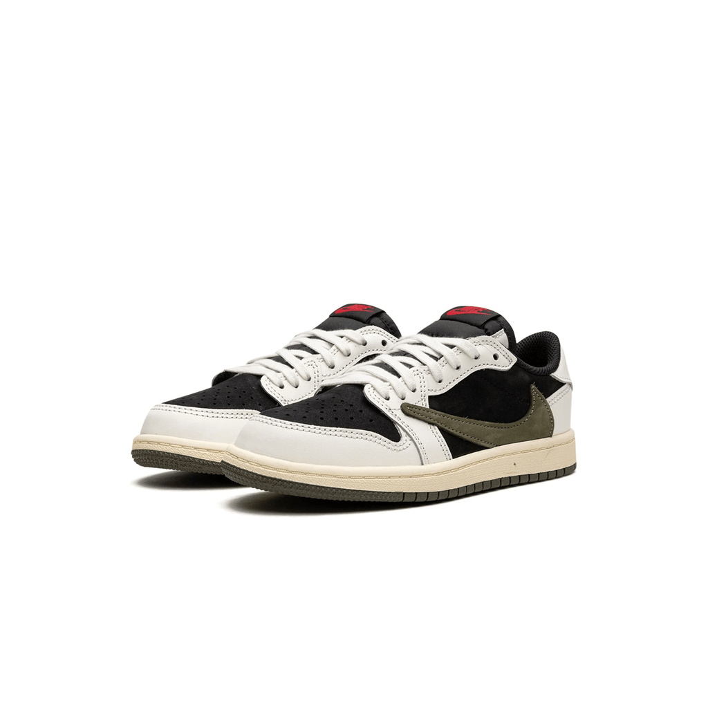 Travis Scott x Air Jordan 1 Low OG PS 'Olive' — UK 10C | EU 27.5 | US 10.5C — Side View