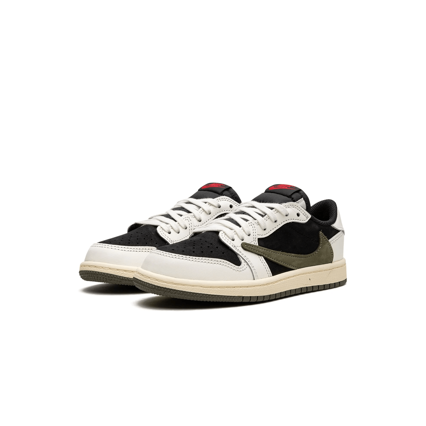 Travis Scott x Air Jordan 1 Low OG PS 'Olive' — UK 10C | EU 27.5 | US 10.5C — Side View