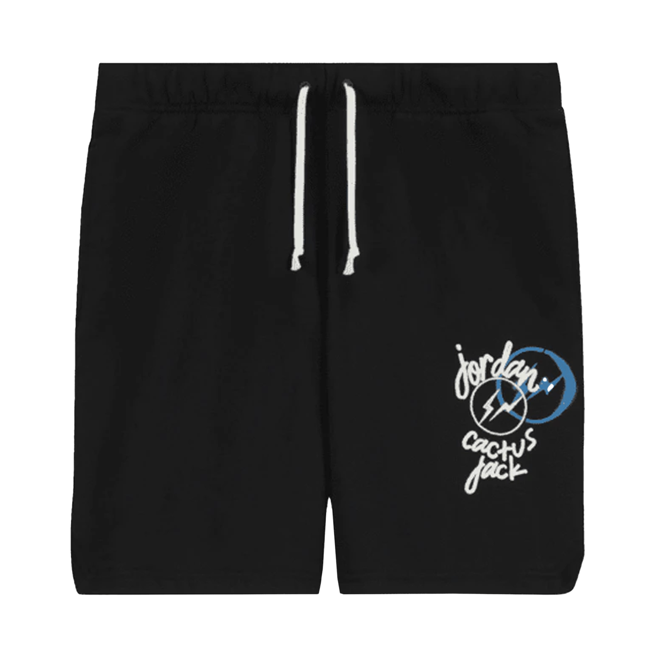 Air Jordan x Travis Scott x Fragment Shorts 'Black' — XXS — Front View