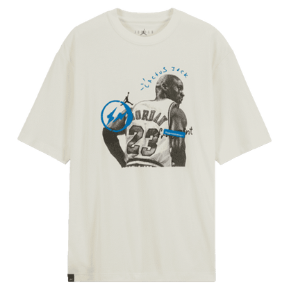 Air Jordan x Travis Scott x Fragment Short-Sleeve Tee 'White' — XXS — Front View