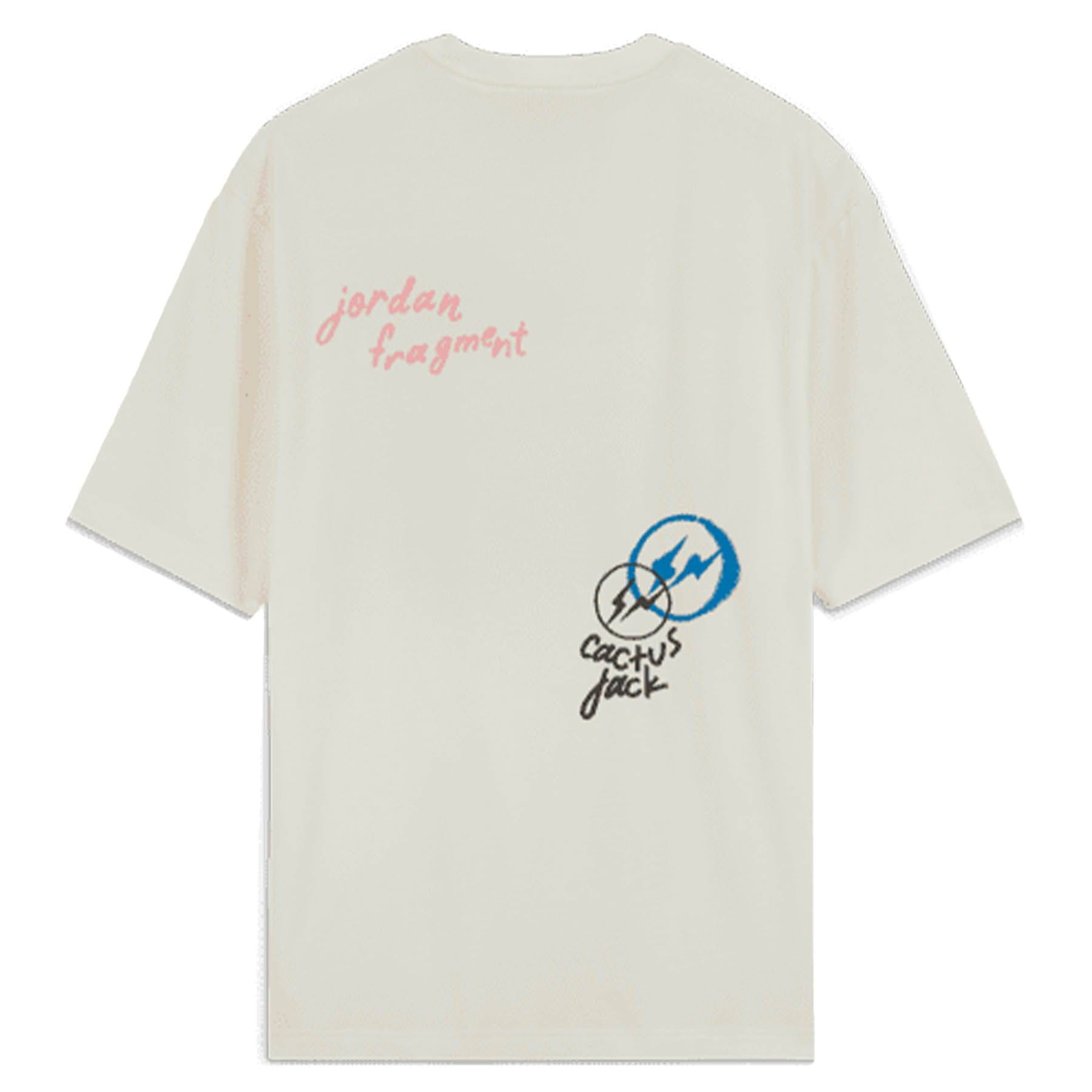 Air Jordan x Travis Scott x Fragment Short-Sleeve Tee 'White' — XXS — Side View