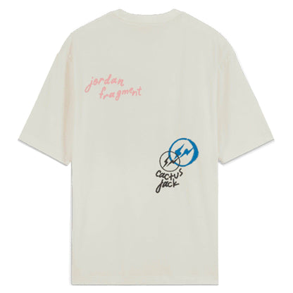 Air Jordan x Travis Scott x Fragment Short-Sleeve Tee 'White' — XXS — Side View