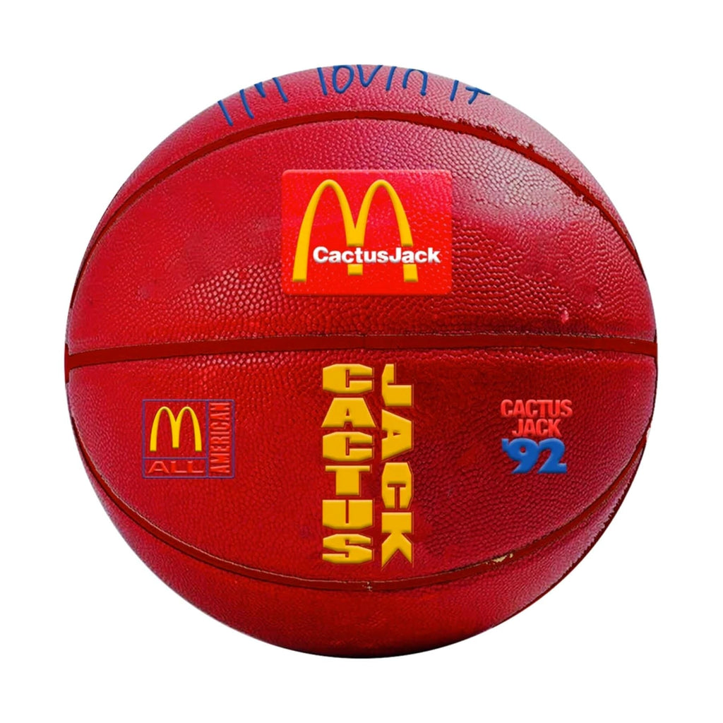 Travis Scott x McDonalds All American 92' Basketball — Front View