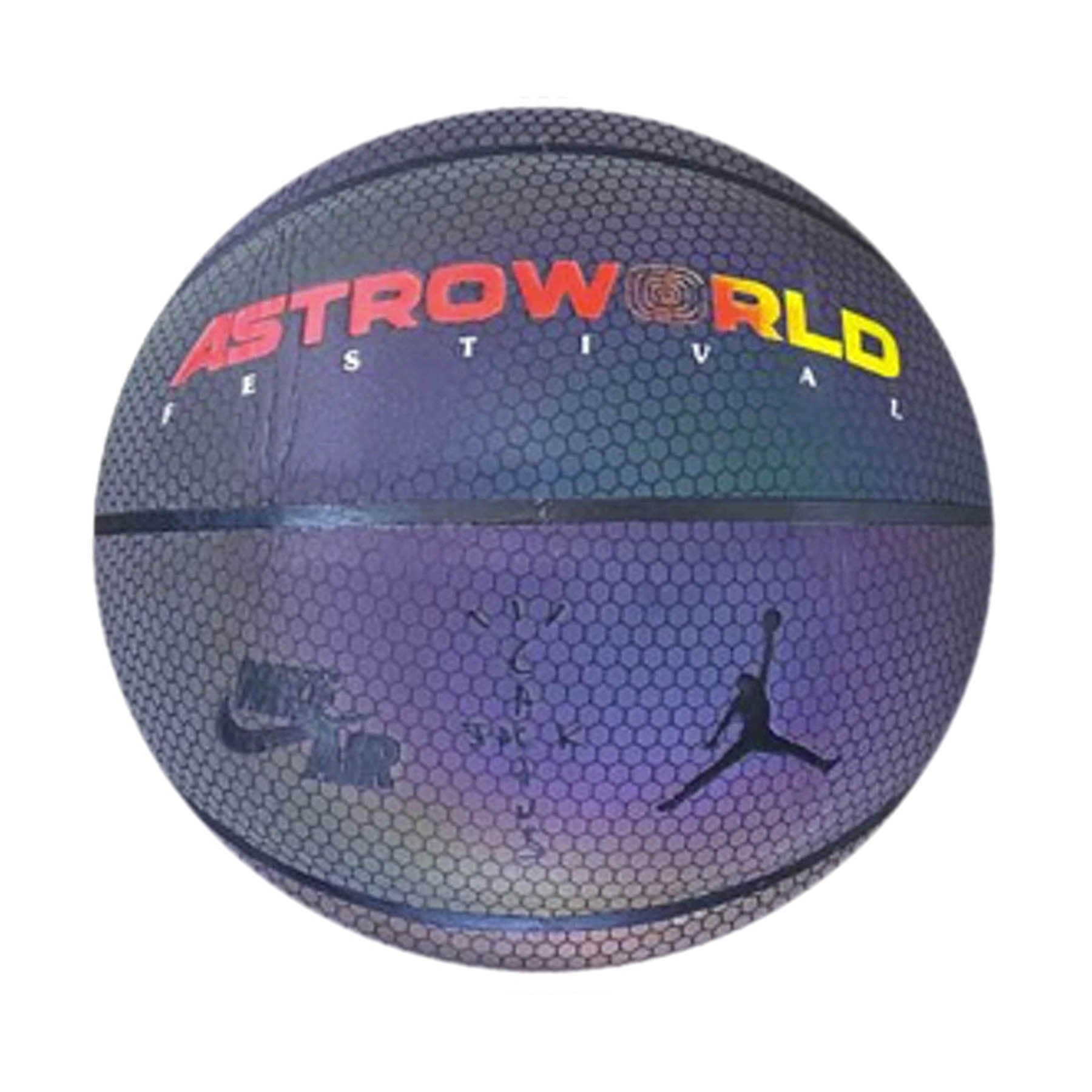 Travis Scott x Nike Basketball Black Multi — Back View