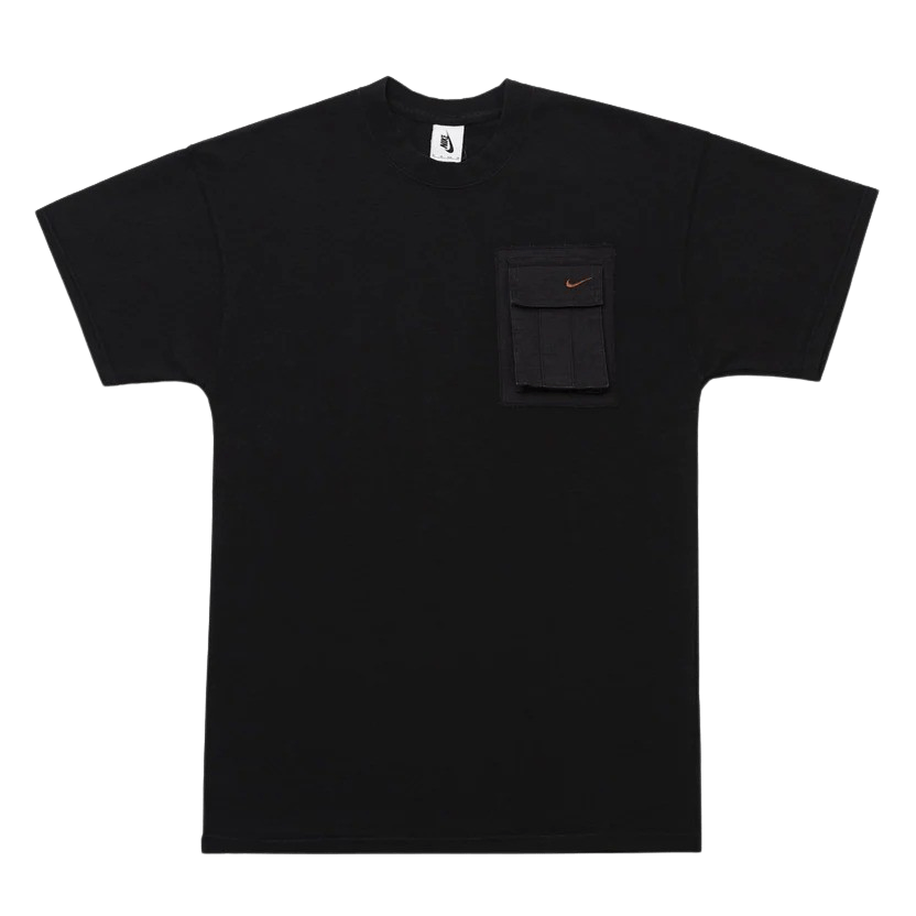 Travis Scott x Nike NRG AG Tee Black — XXS — Front View