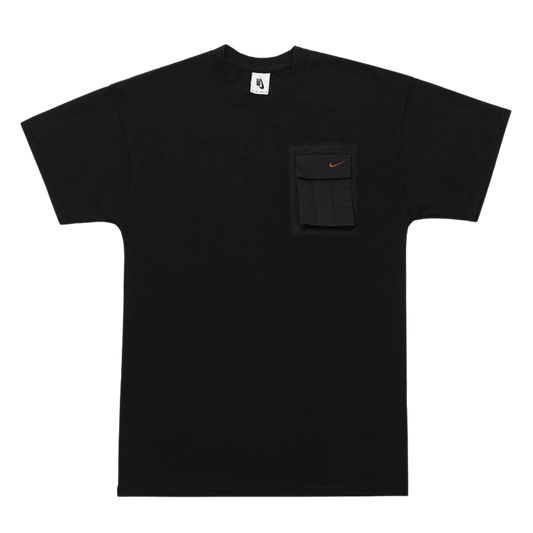 Travis Scott x Nike NRG AG Tee Black — XXS — Front View