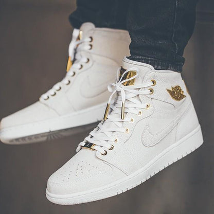 Air Jordan 1 Retro High Pinnacle White Metallic Gold — UK 3 | EU 35.5 | US 3.5 — Alternate View 7