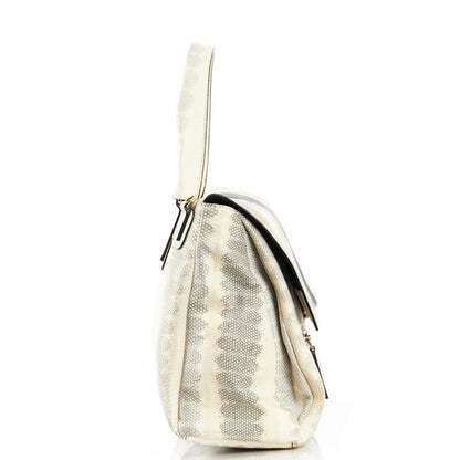 Givenchy Tote Pandora - Medium in Storm Gray, Exotic Effect Leather — Alternate View 9