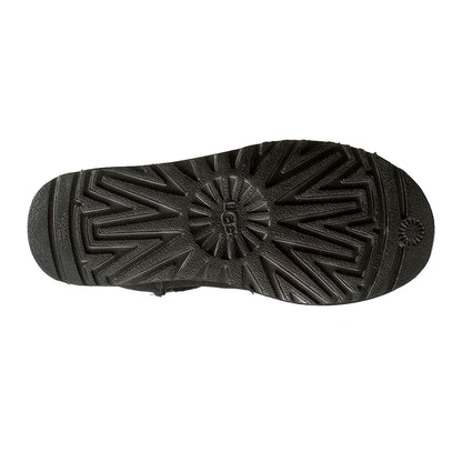 UGG Classic Mini II Boot Black (Wmns) — UK 1 — Back View