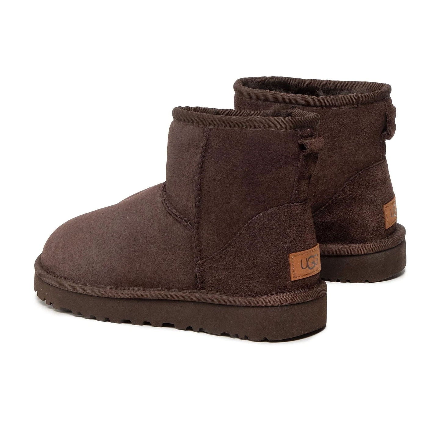 UGG Classic Mini II Boot Chocolate (Wmns) — UK 1 — Back View