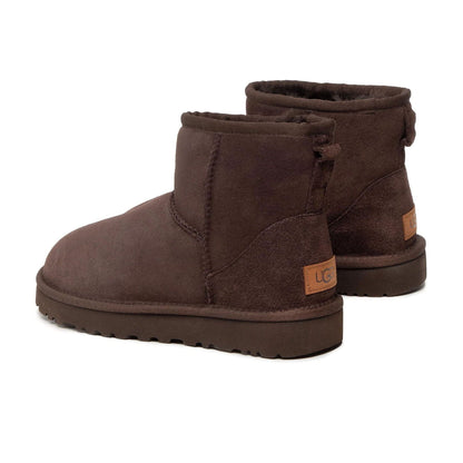 UGG Classic Mini II Boot Chocolate (Wmns) — UK 1 — Back View