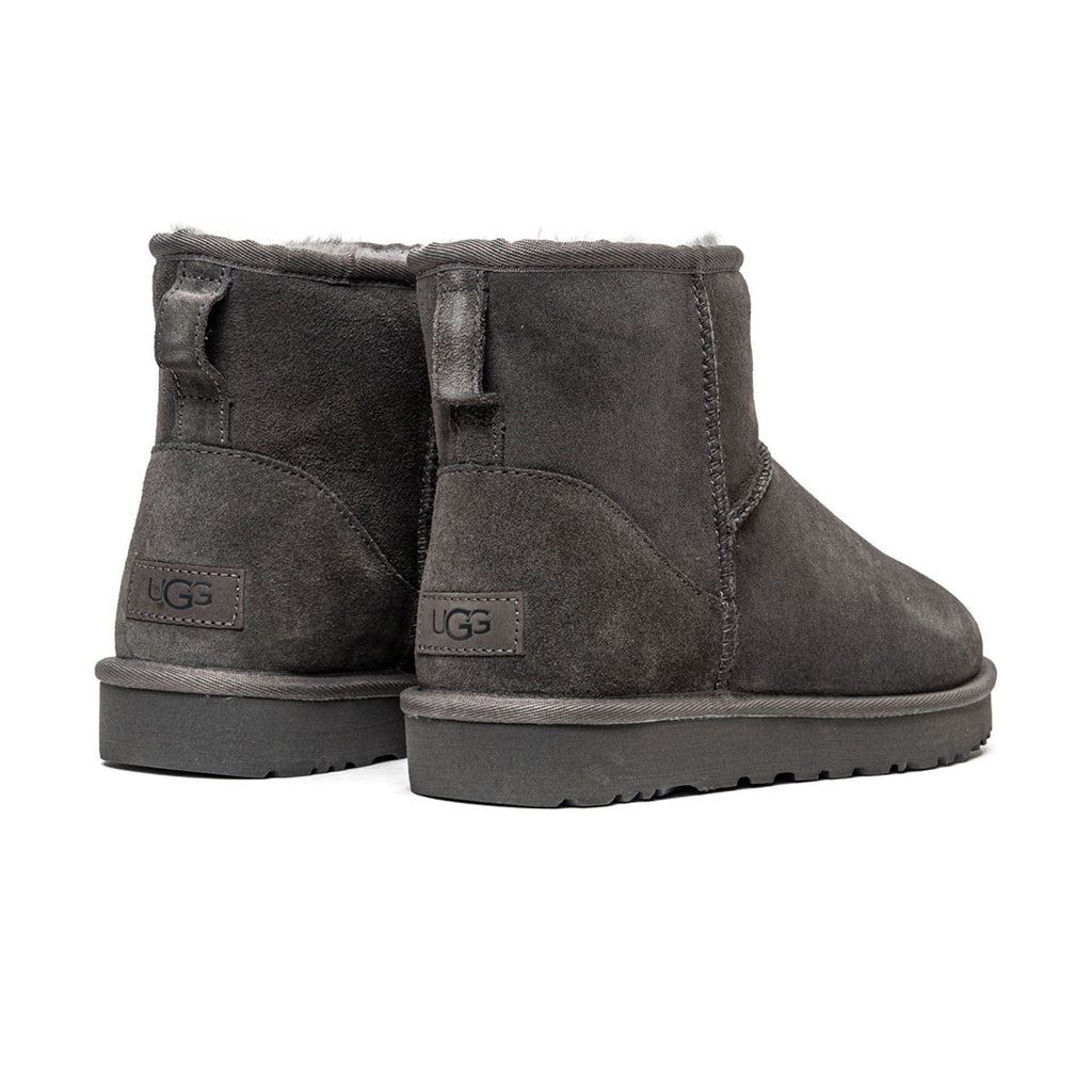 UGG Classic Mini II Boot Grey (Wmns) — UK 1 — Back View