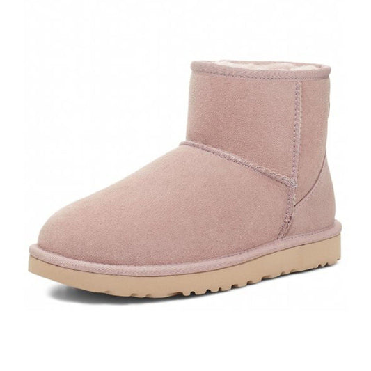 UGG Classic Mini II Boot Rose Grey (Wmns) — UK 1 — Side View