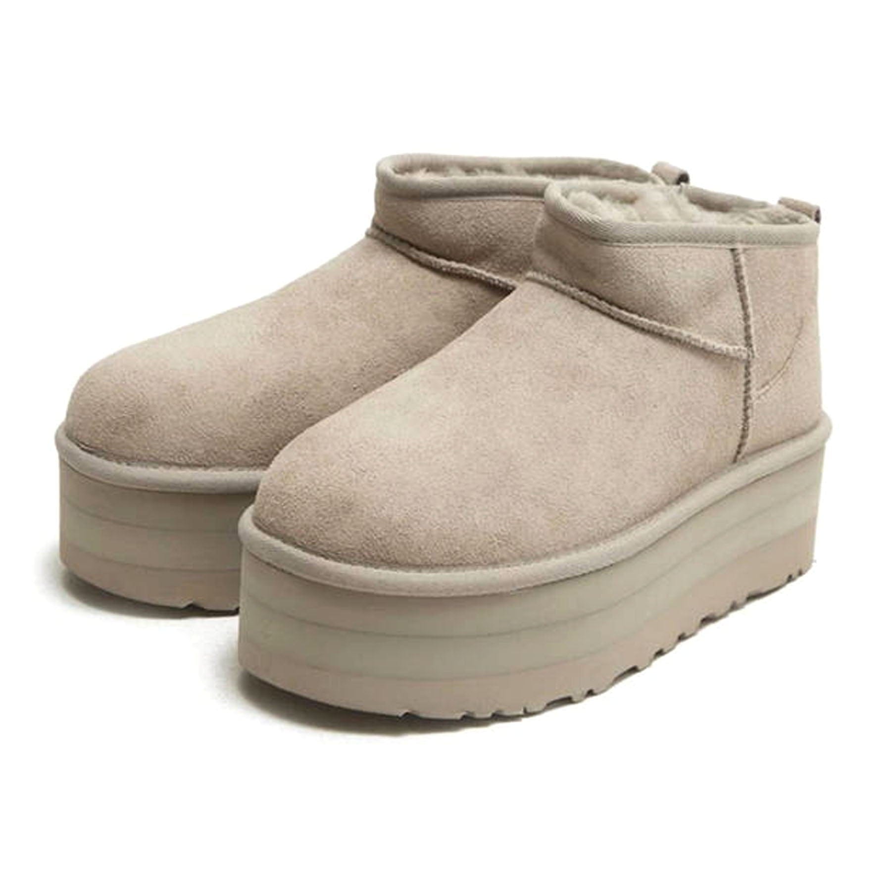 UGG Classic Ultra Mini Platform Goat (Wmns) — UK 1 — Side View