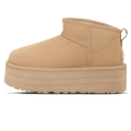UGG Classic Ultra Mini Platform Driftwood (Wmns) — UK 1 — Front View