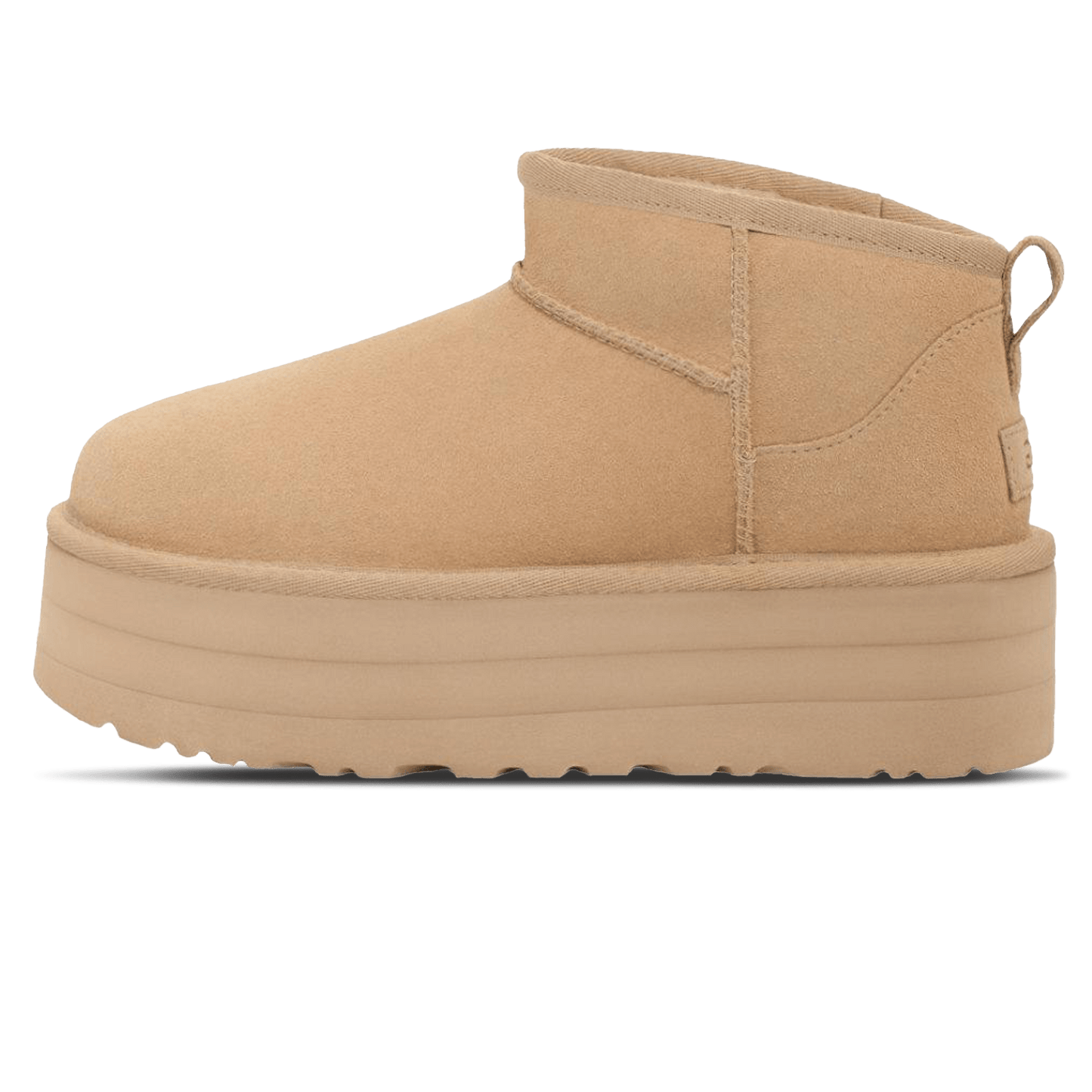 UGG Classic Ultra Mini Platform Driftwood (Wmns) — UK 1 — Front View