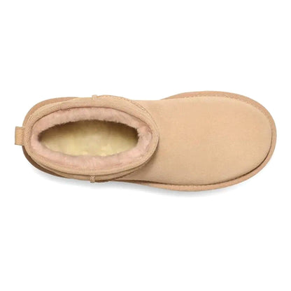 UGG Classic Ultra Mini Platform Driftwood (Wmns) — UK 1 — Top View