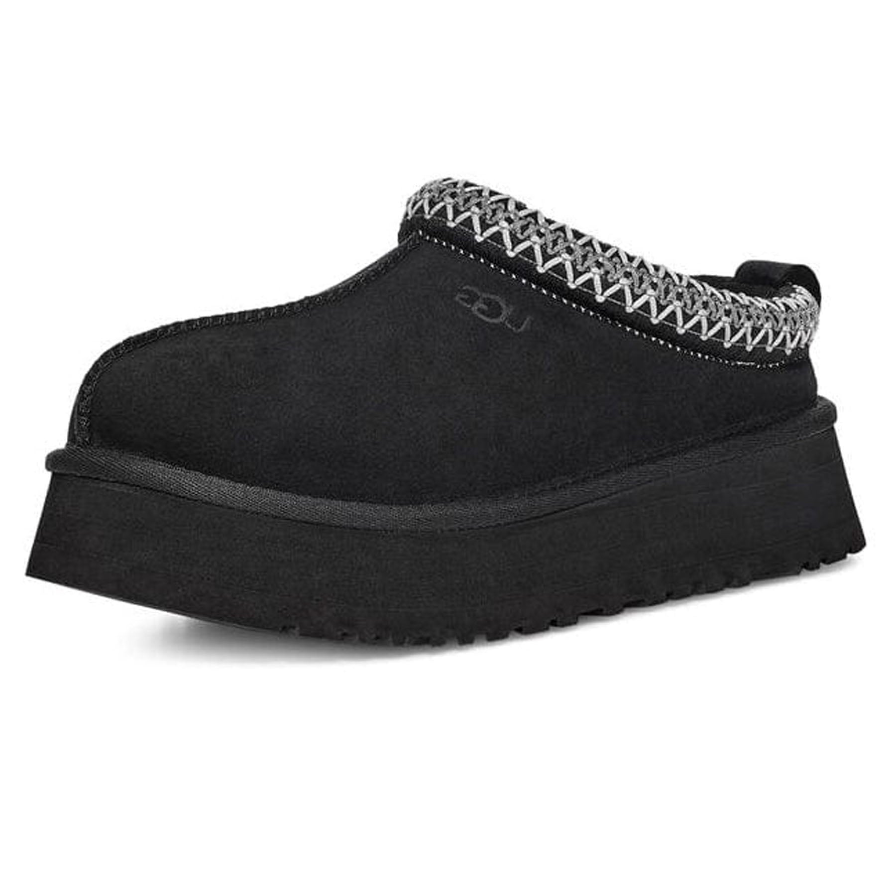 UGG Tazz Slipper Black (Wmns) — UK 1 — Side View