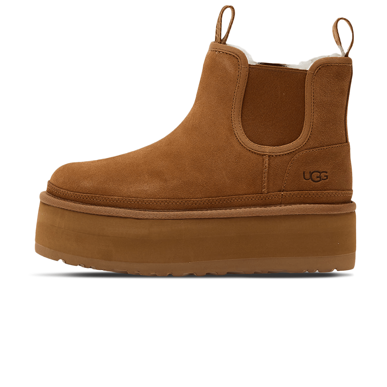 UGG Neumel Platform Chelsea Boot Chestnut (Wmns) — UK 1 — Front View