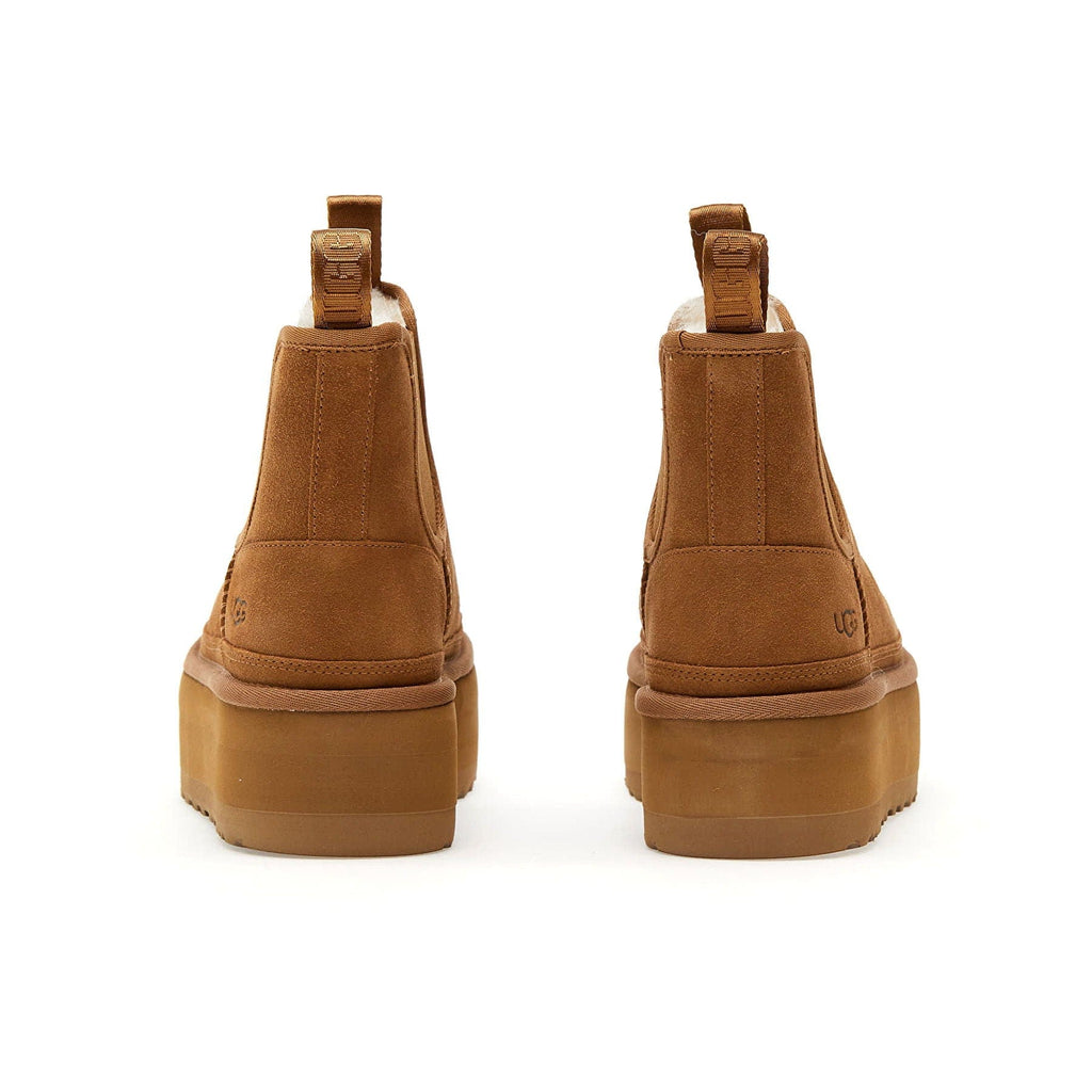 UGG Neumel Platform Chelsea Boot Chestnut (Wmns) — UK 1 — Top View