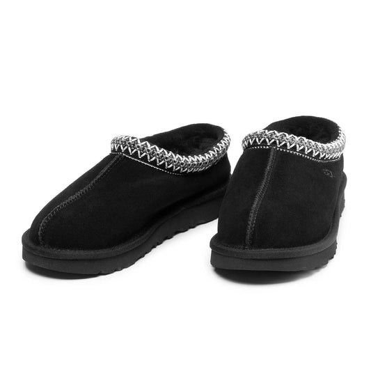 UGG Tasman Slipper Black (Wmns) — UK 1 — Side View