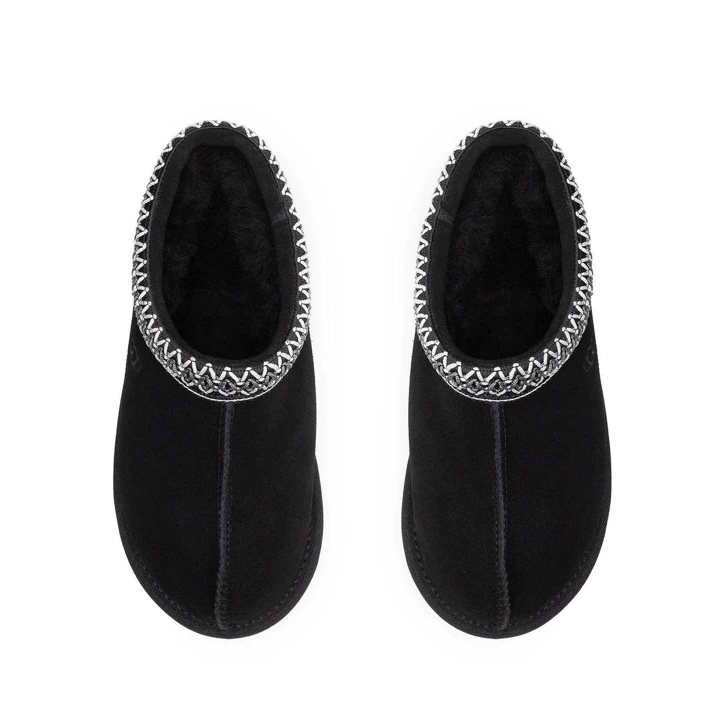 UGG Tasman Slipper Black (Wmns) — UK 1 — Back View