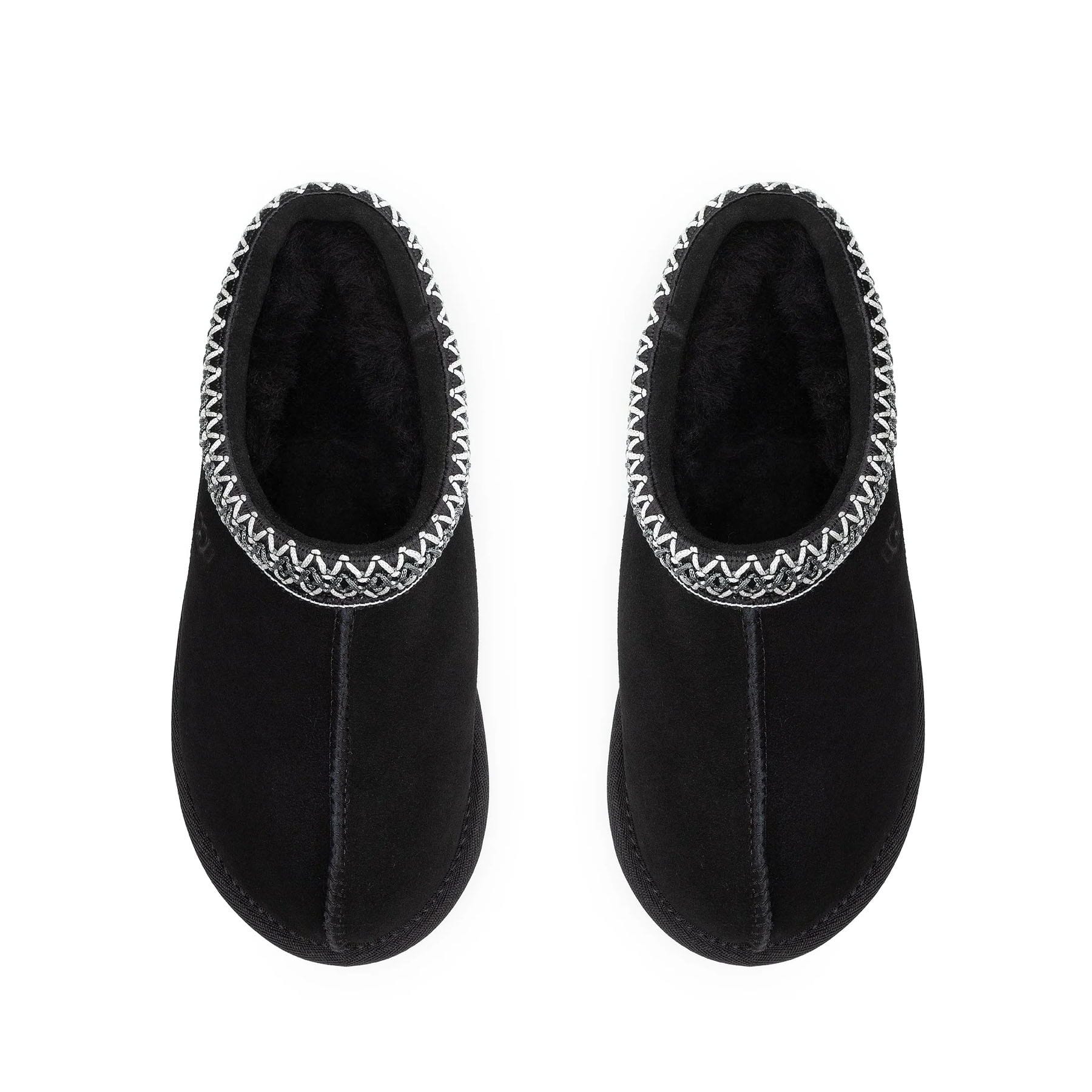 UGG Tasman Slipper Black (Wmns) — UK 1 — Back View