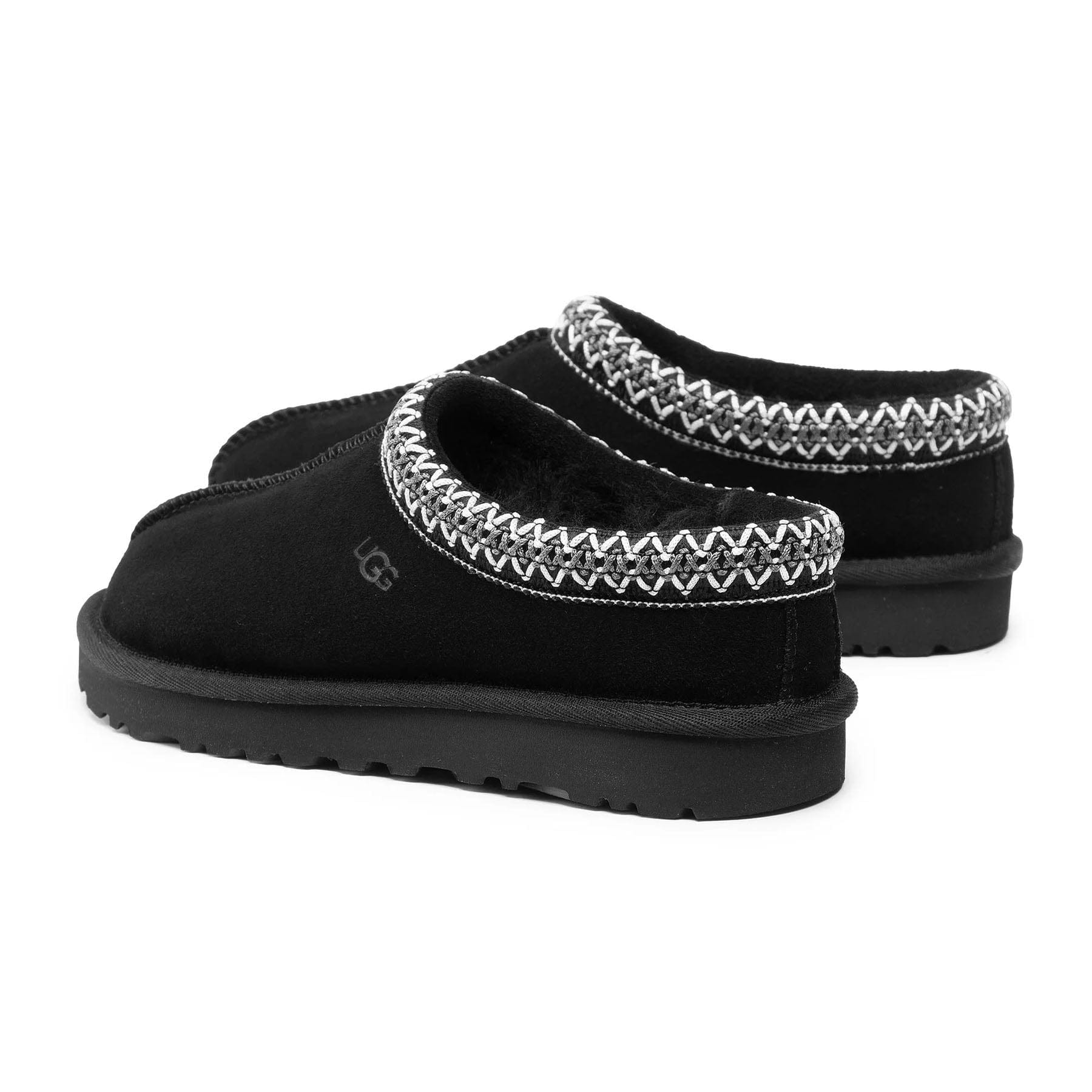 UGG Tasman Slipper Black (Wmns) — UK 1 — Top View