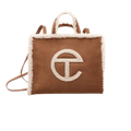 Telfar x UGG Shopping Bag 'Medium Chestnut' — Front View