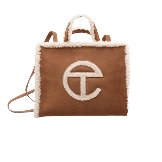 Telfar x UGG Shopping Bag 'Medium Chestnut' — Front View