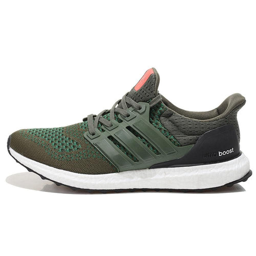 ADIDAS ORIGINALS ULTRA BOOST GREEN-BLACK — UK 3.5 | EU 36 | US 4 — Front View