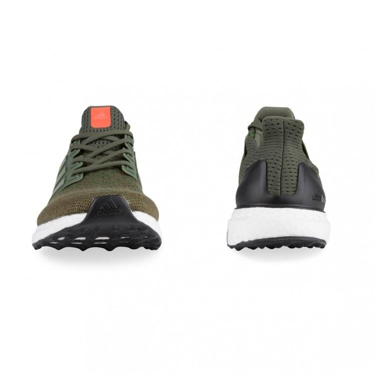 ADIDAS ORIGINALS ULTRA BOOST GREEN-BLACK — UK 3.5 | EU 36 | US 4 — Top View