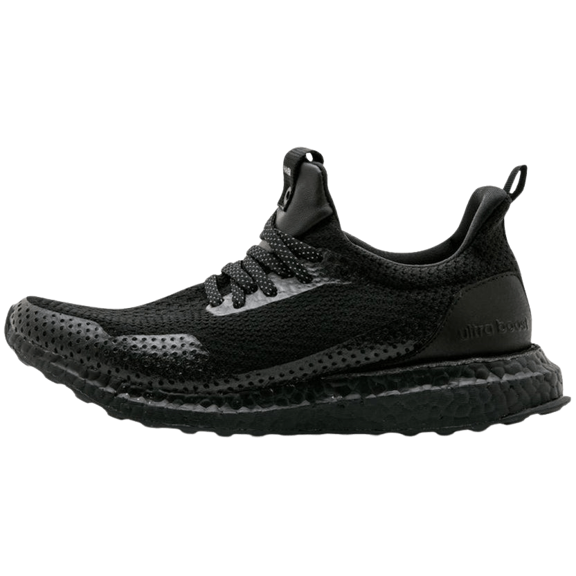 Haven x adidas Ultra Boost Uncaged Triple Black — UK 3.5 | EU 36 | US 4 — Front View