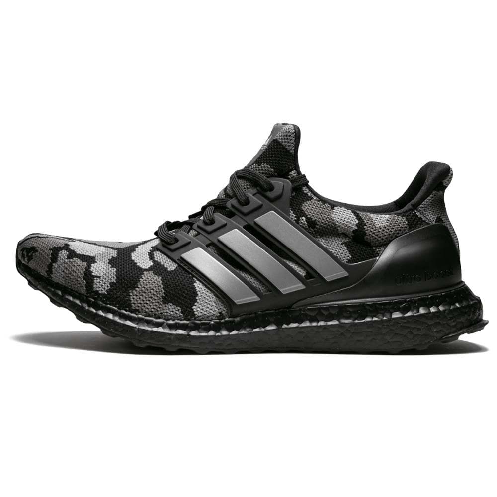 BAPE x adidas Ultra Boost Black Camo — UK 3.5 | EU 36 | US 4 — Front View