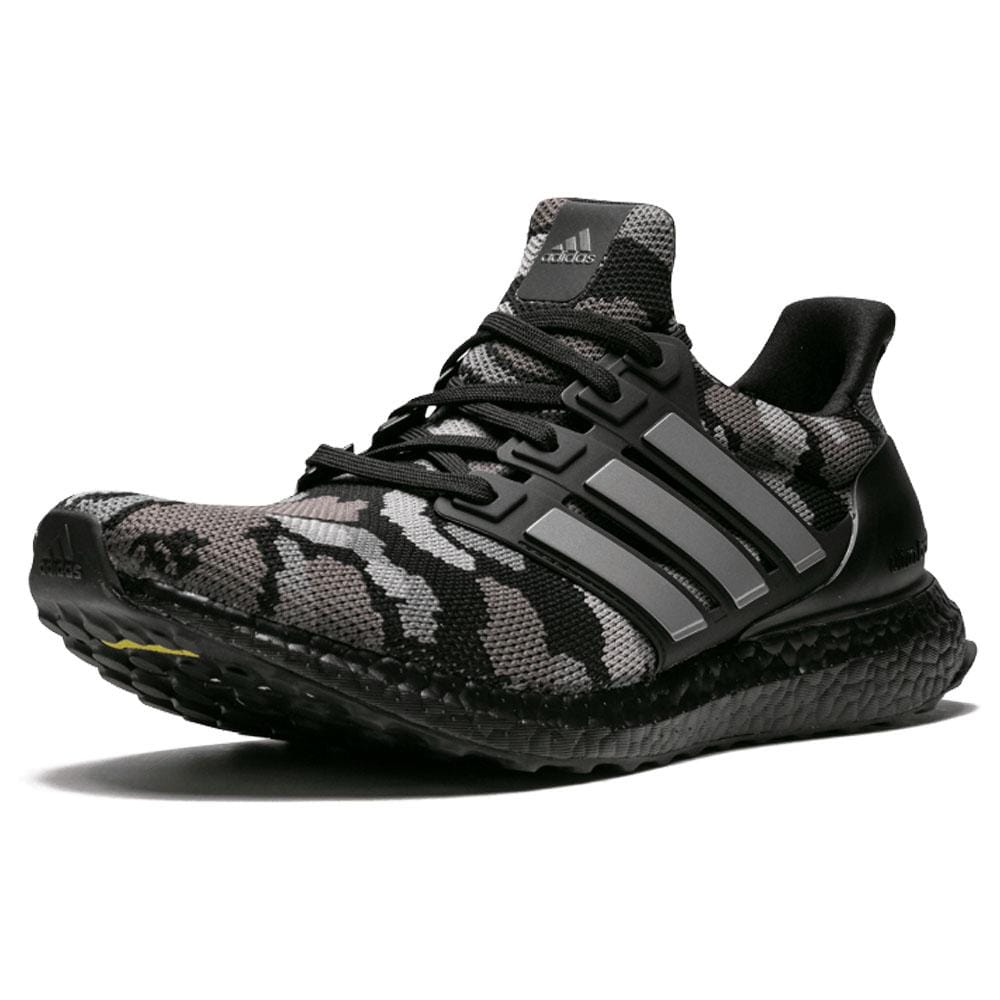 BAPE x adidas Ultra Boost Black Camo — UK 3.5 | EU 36 | US 4 — Top View