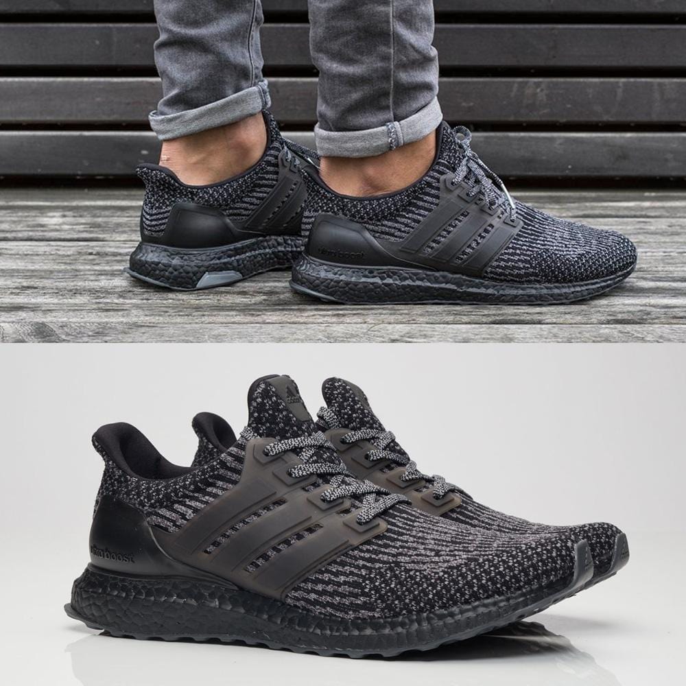 adidas Ultra Boost 3.0 Core Black-Dark Grey — UK 3.5 | EU 36 | US 4 — Lifestyle View